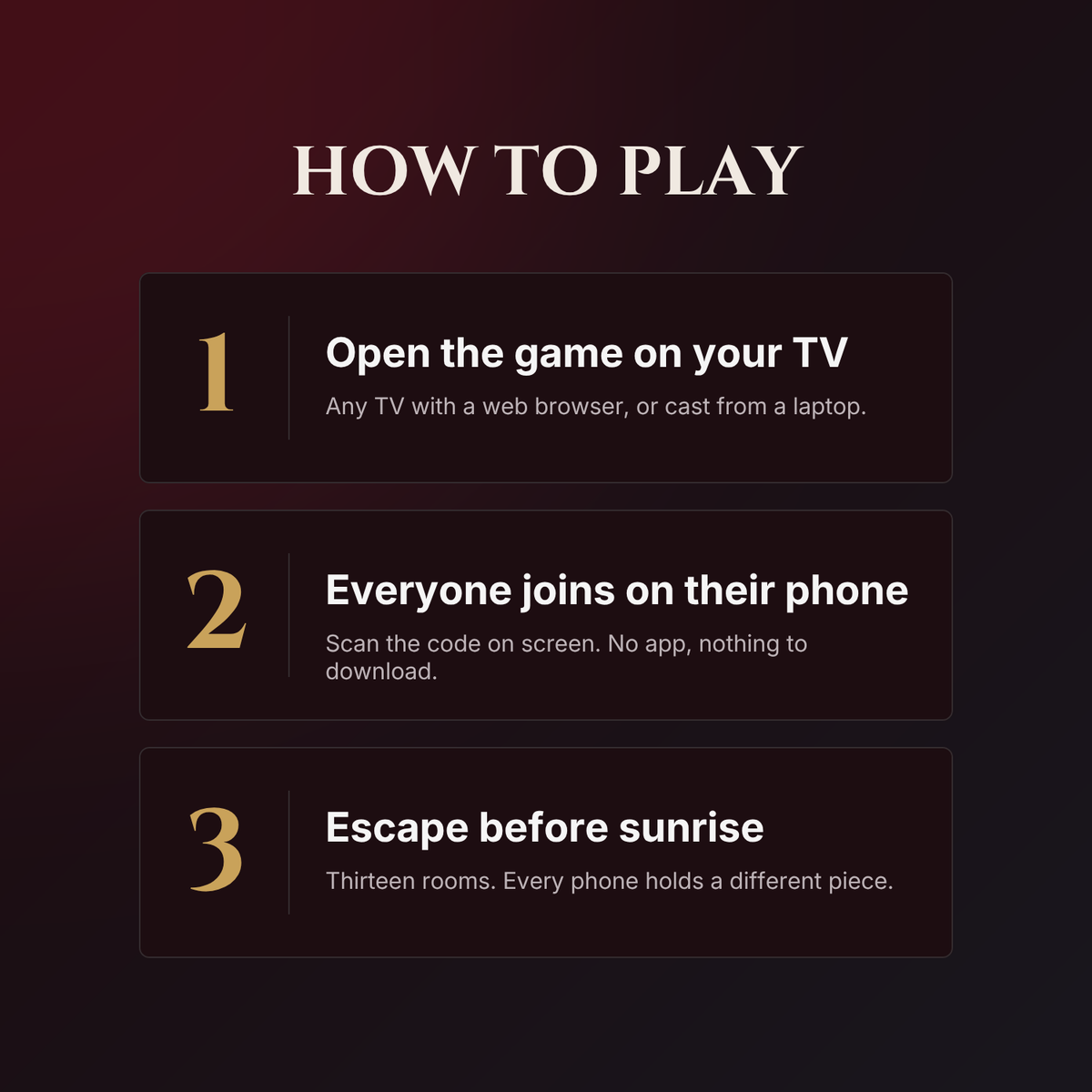 Dracula's Castle: TV Escape Room